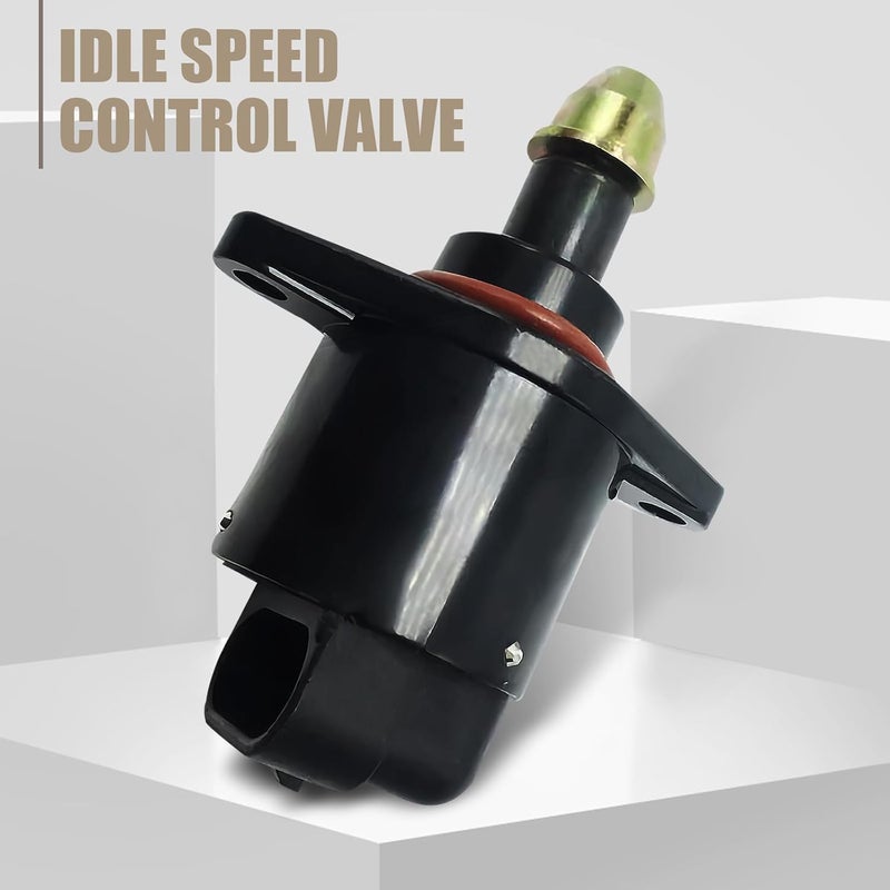 leediga 1 PC Car Idle Speed Control Valve, Throttle Stepper Motor for Stable Engine Operation, Replacement of OEM Number 90380 10526 Accessories, for King Kong Idle Motor Idle Speed (Black) - Image 2